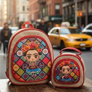 Mommy Combo Backpack – 2 Piece Set (Handmade Jute)